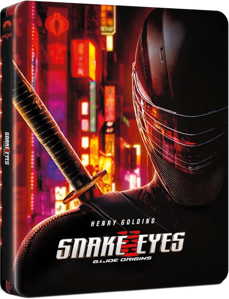 GI Joe Snake Eyes Limited Edition Steelbook 4K Ultra HD + Blu-Ray