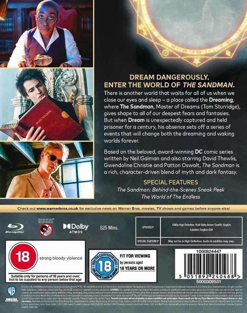 The Sandman Season 1 Blu-Ray