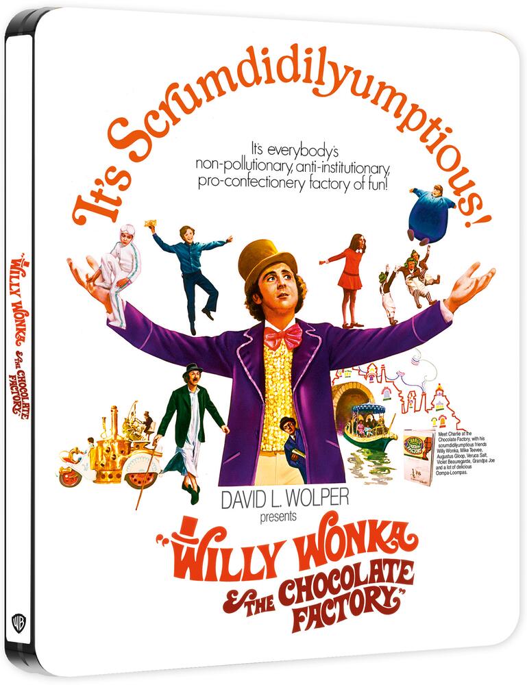 Willy Wonka & The Chocolate Factory Limited Edition Steelbook 4K Ultra HD