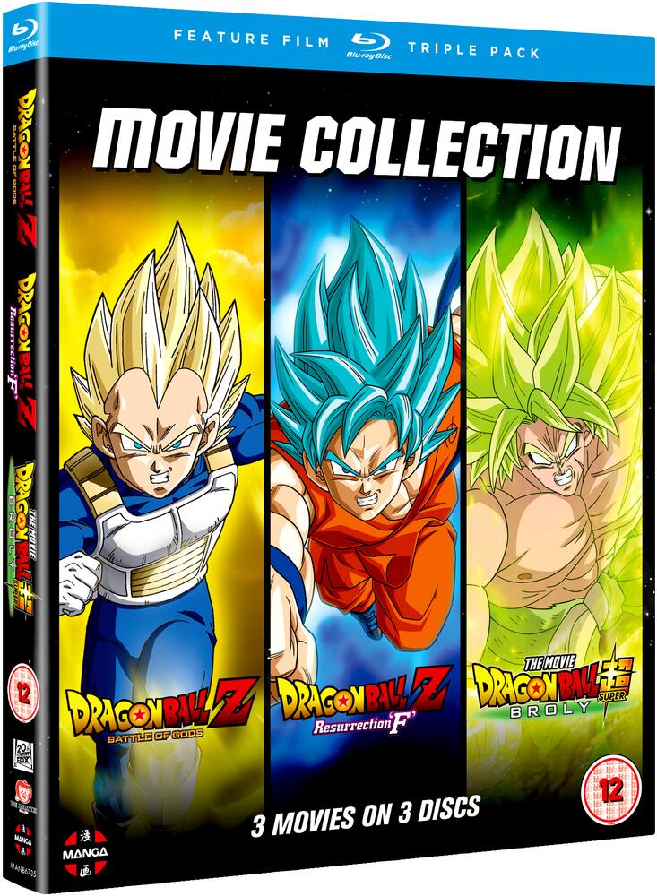 Battle Of Gods / Resurrection F / Broly Blu-Ray