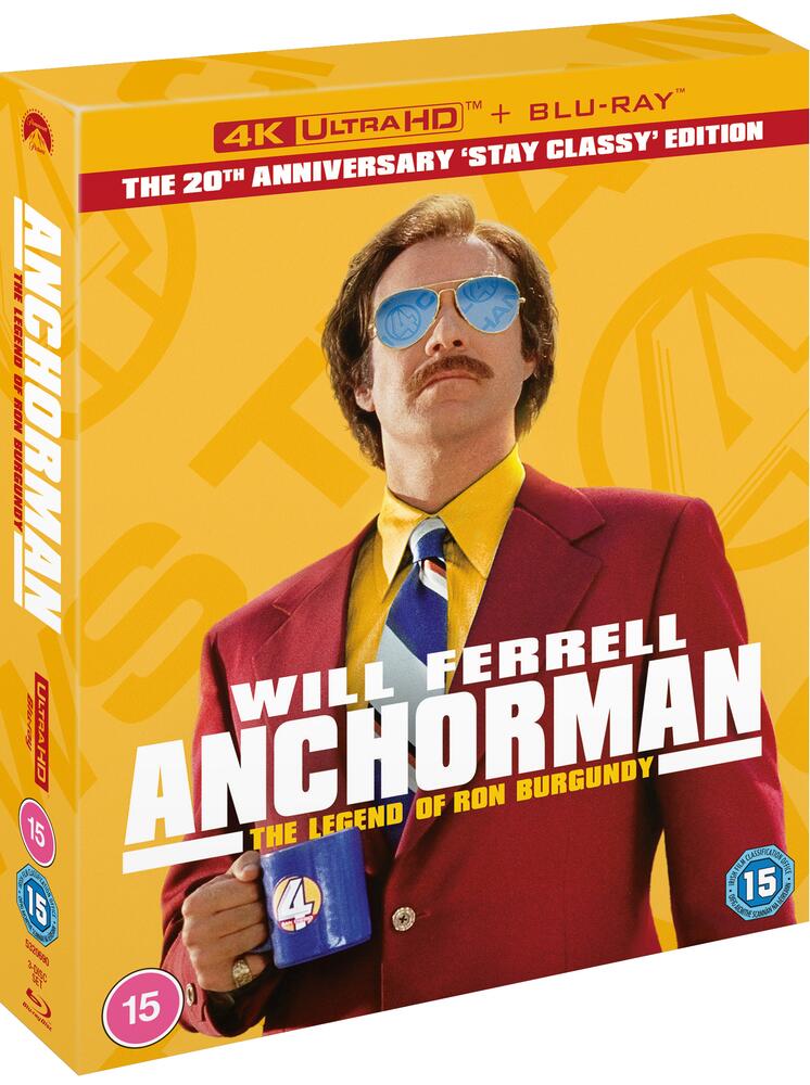 Anchorman - The Legend Of Ron Burgundy Limited Collectors Edition 4K Ultra HD + Blu-Ray
