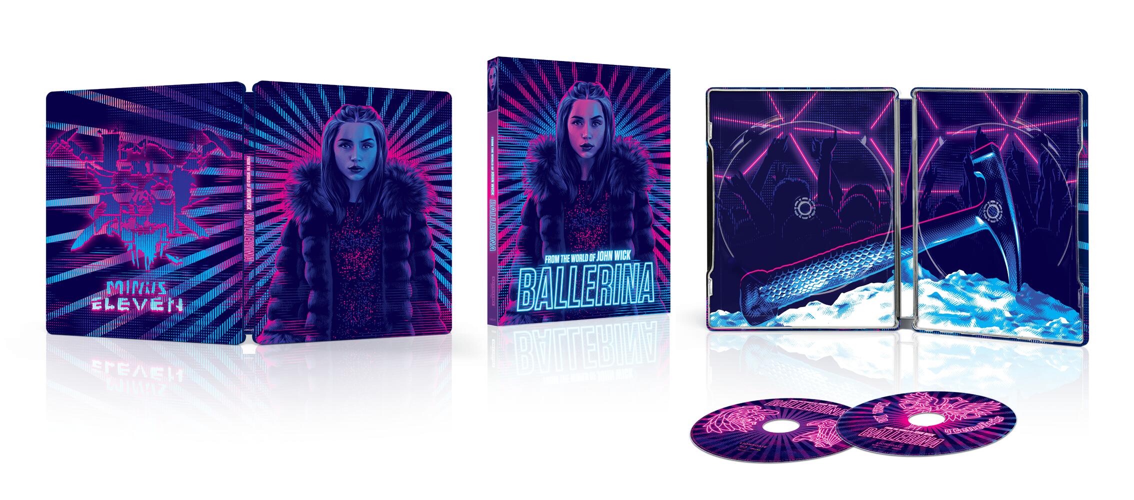 Ballerina - From The World Of John Wick Limited Edition Steelbook 4K Ultra HD + Blu-Ray