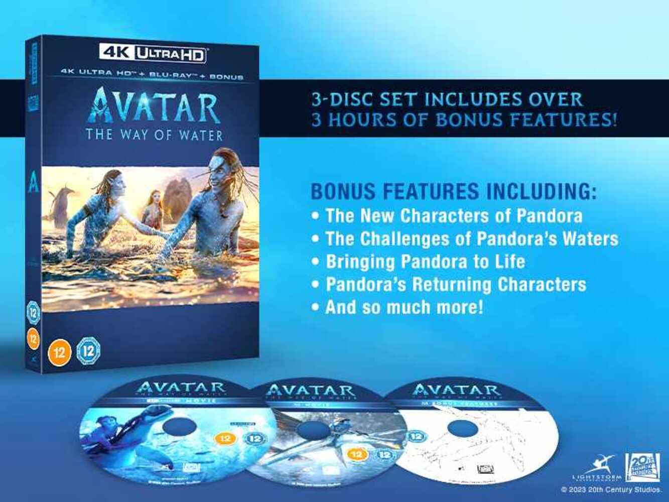 Avatar - The Way Of Water 4K Ultra HD + Blu-Ray