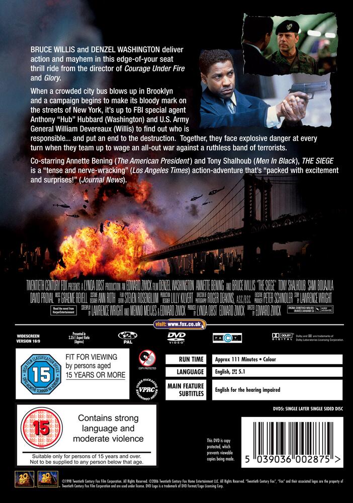 The Siege DVD