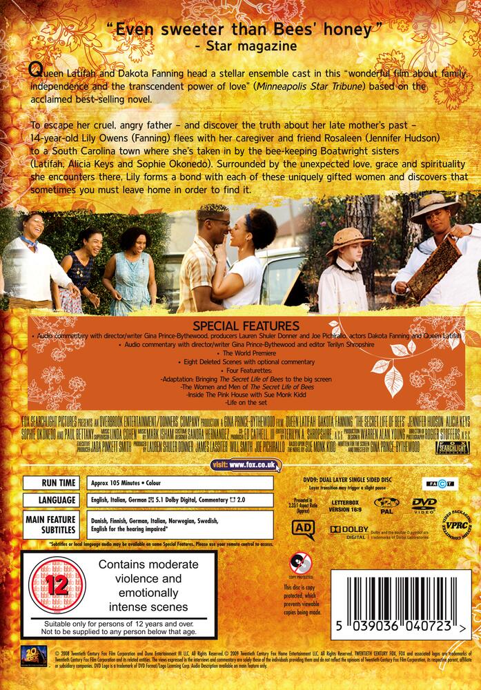 The Secret Life Of Bees DVD