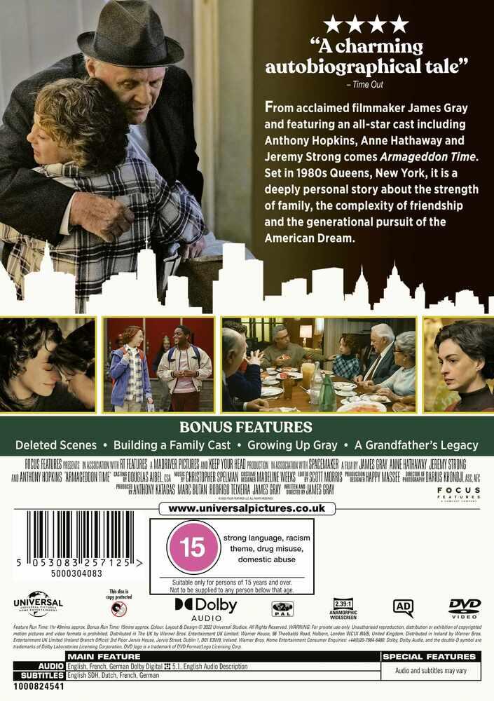 Armageddon Time DVD