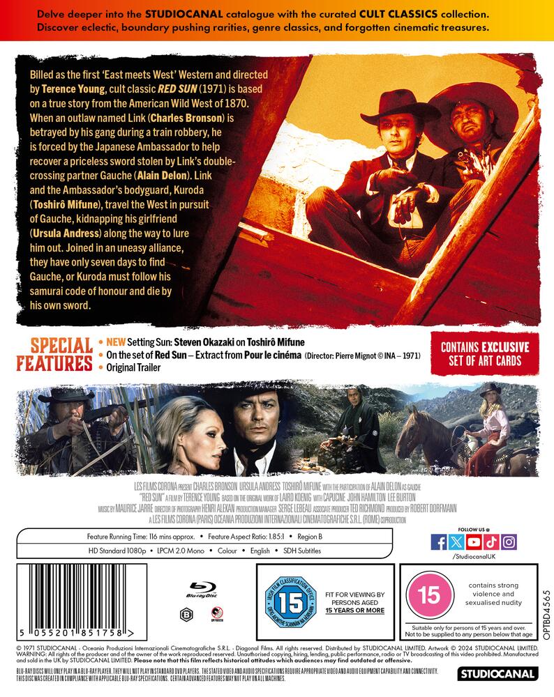 Red Sun Blu-Ray