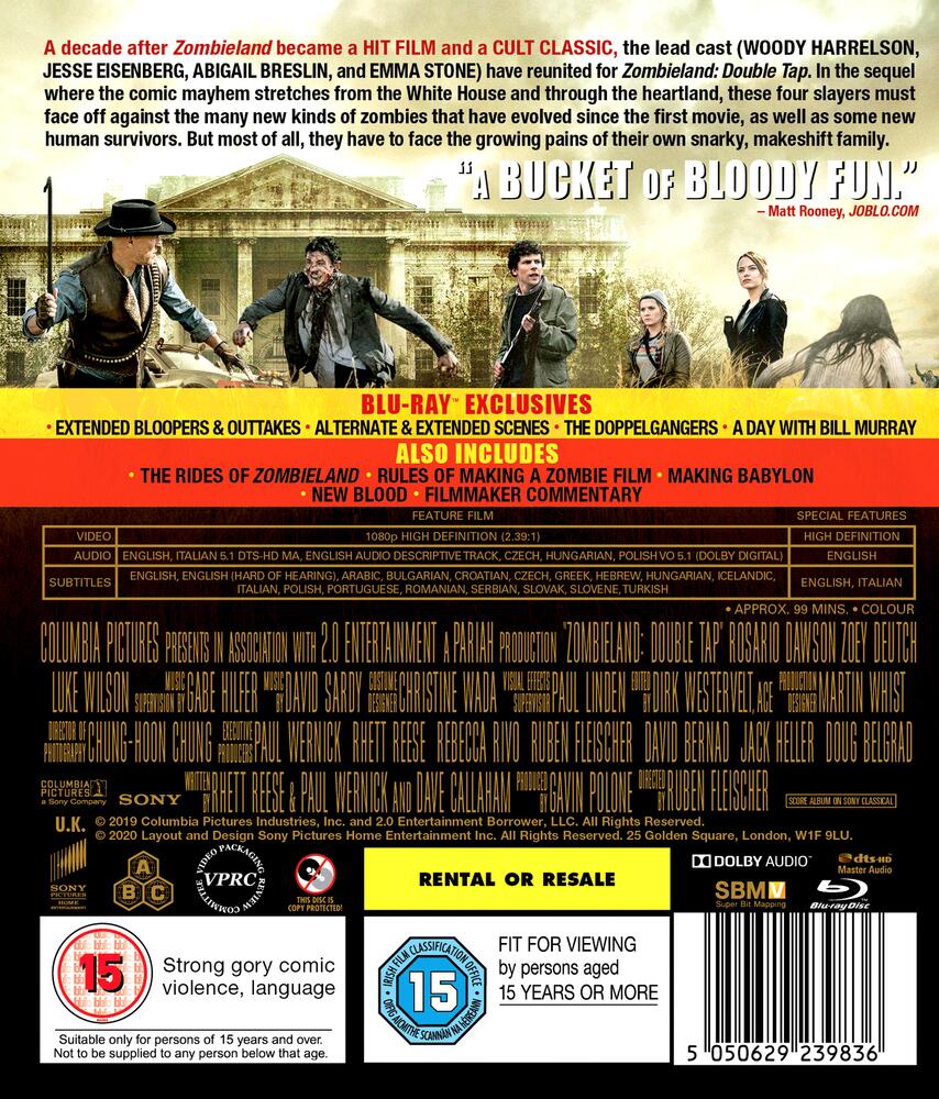 Zombieland - Double Tap Blu-Ray