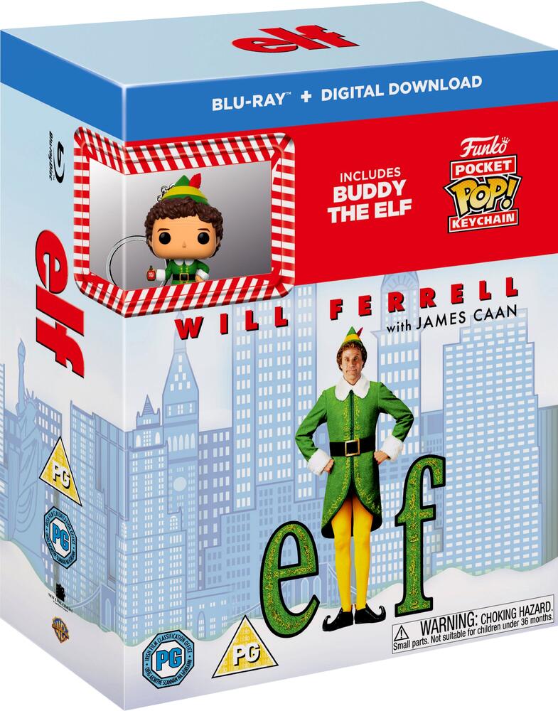 Elf Blu-Ray + Funko Pop Keyring Giftset