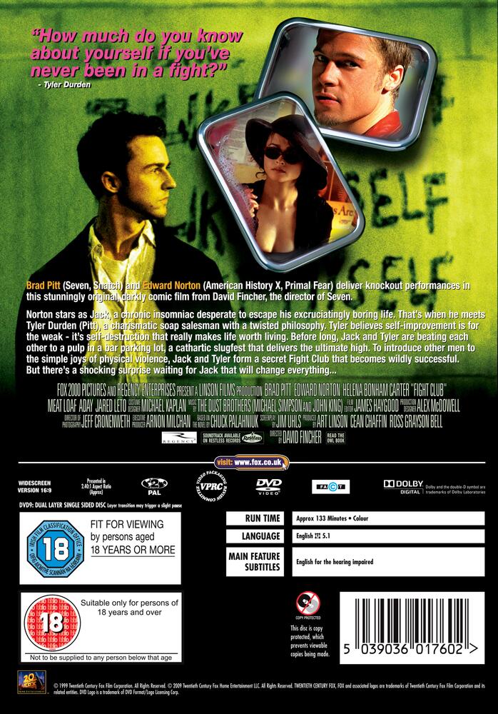 Fight Club DVD