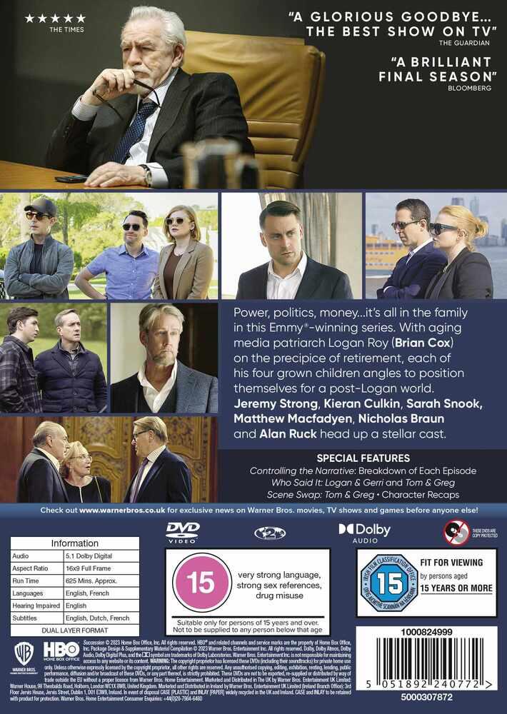 Succession Season 4 DVD