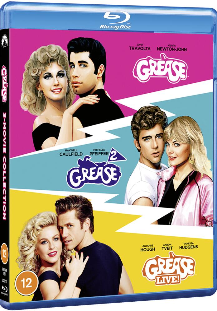 Grease / Grease 2 / Grease Live Blu-Ray