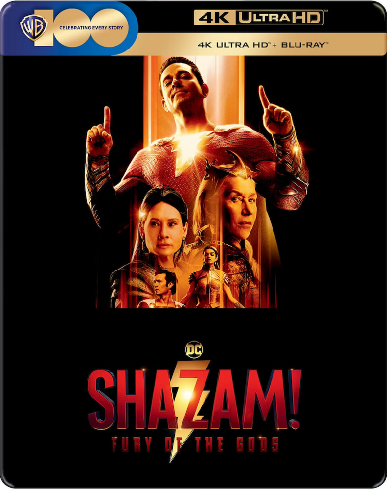 Shazam Fury Of The Gods Limited Edition Steelbook 4K Ultra HD
