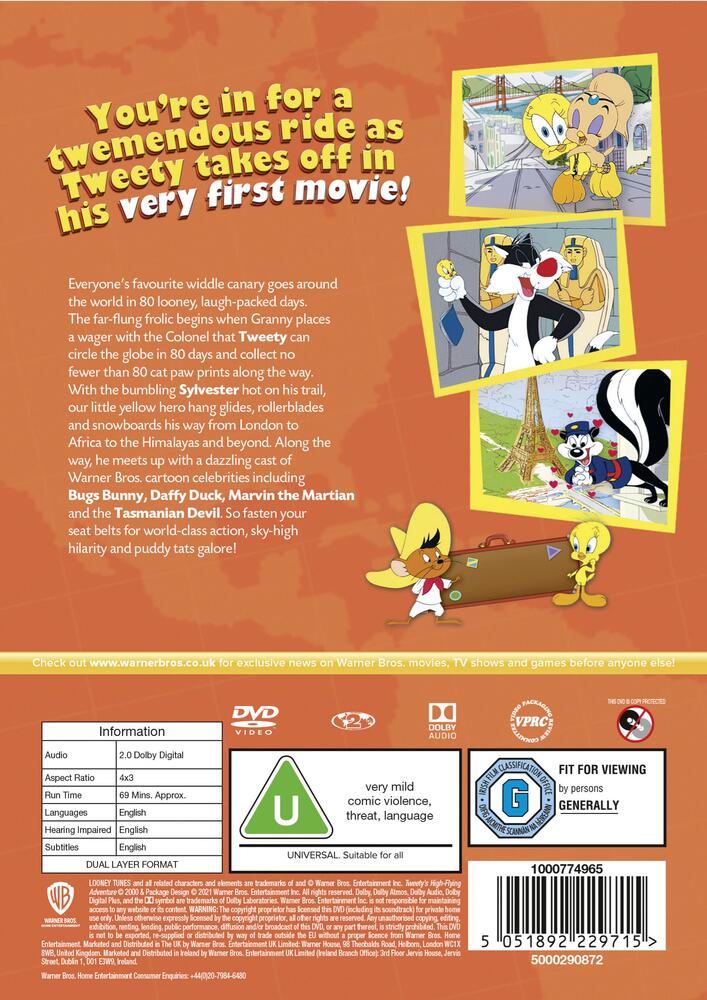 Tweety's High Flying Adventure DVD