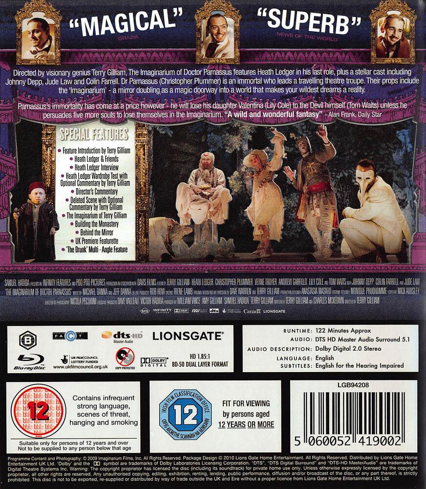 The Imaginarium Of Doctor Parnassus