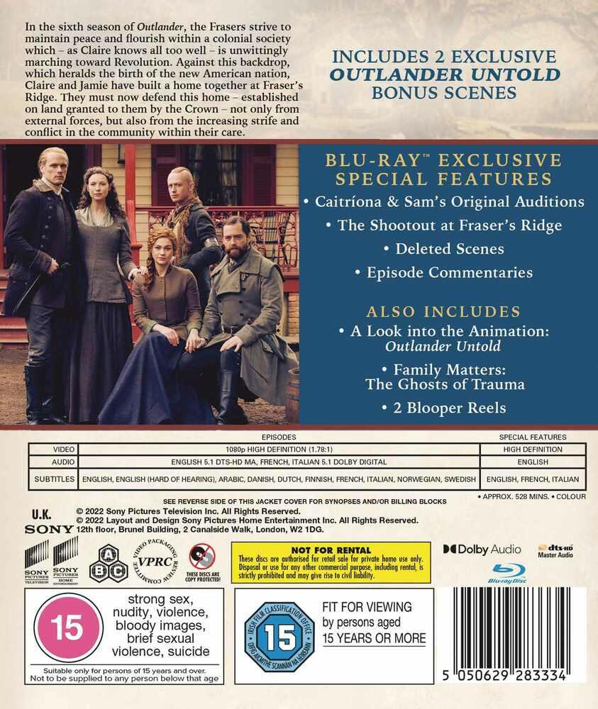 Outlander Season 6 Blu-Ray