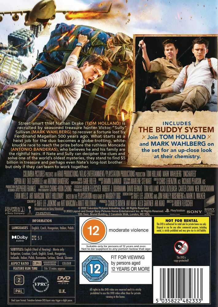 Uncharted DVD