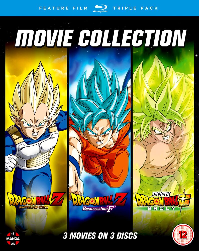 Battle Of Gods / Resurrection F / Broly Blu-Ray