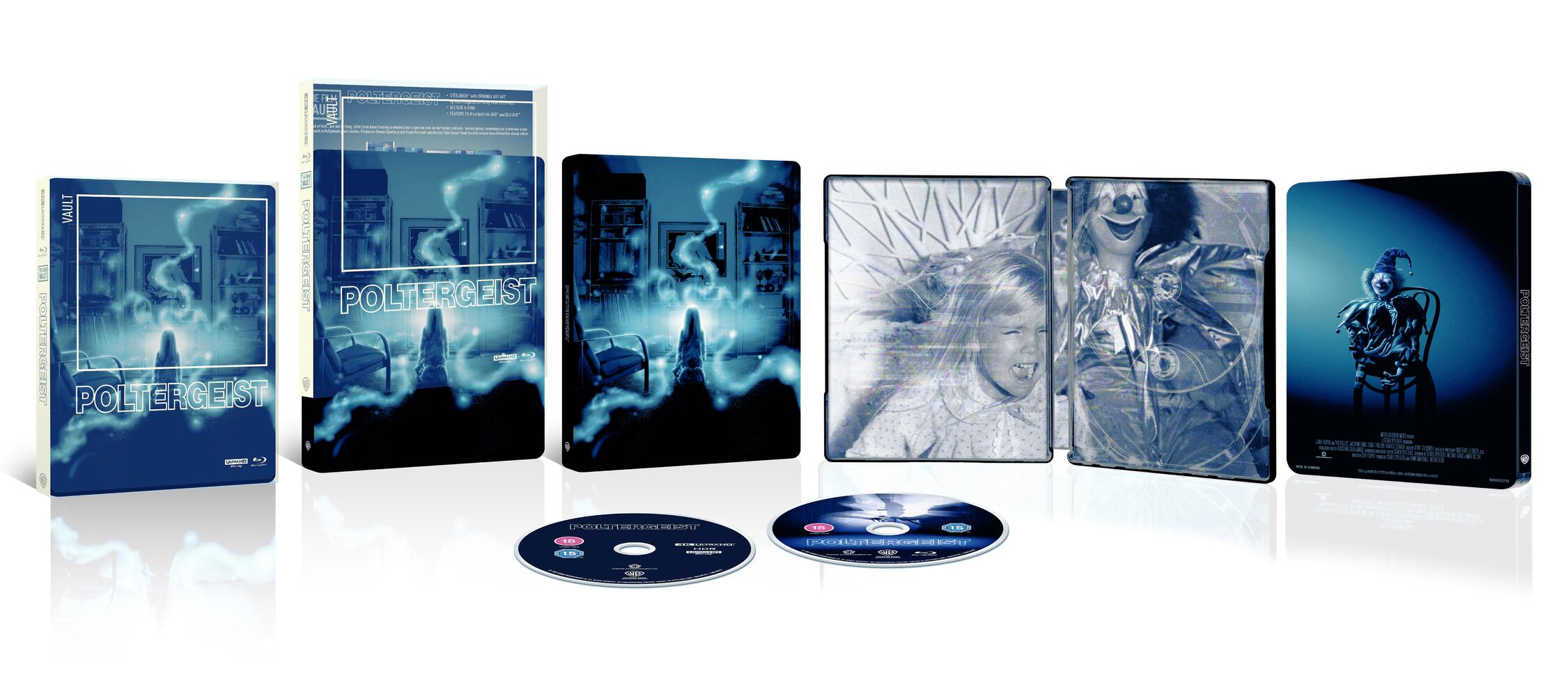 Poltergeist - The Film Vault Limited Edition Steelbook 4K Ultra HD + Blu-Ray