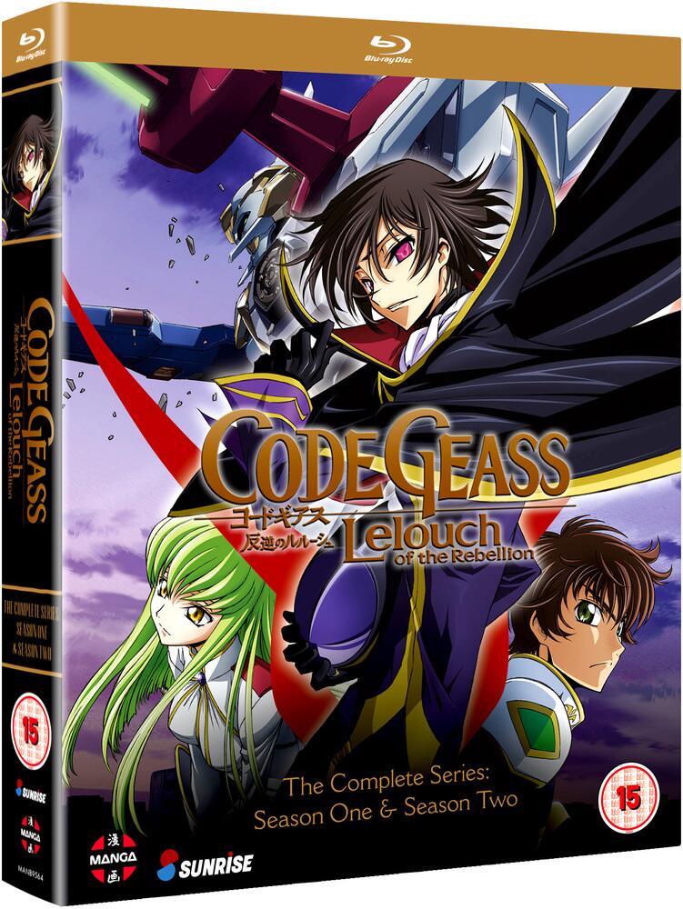 Code Geass - Lelouch of the Rebellion Complete Series Collection Episodes 1 to 50 Blu-Ray