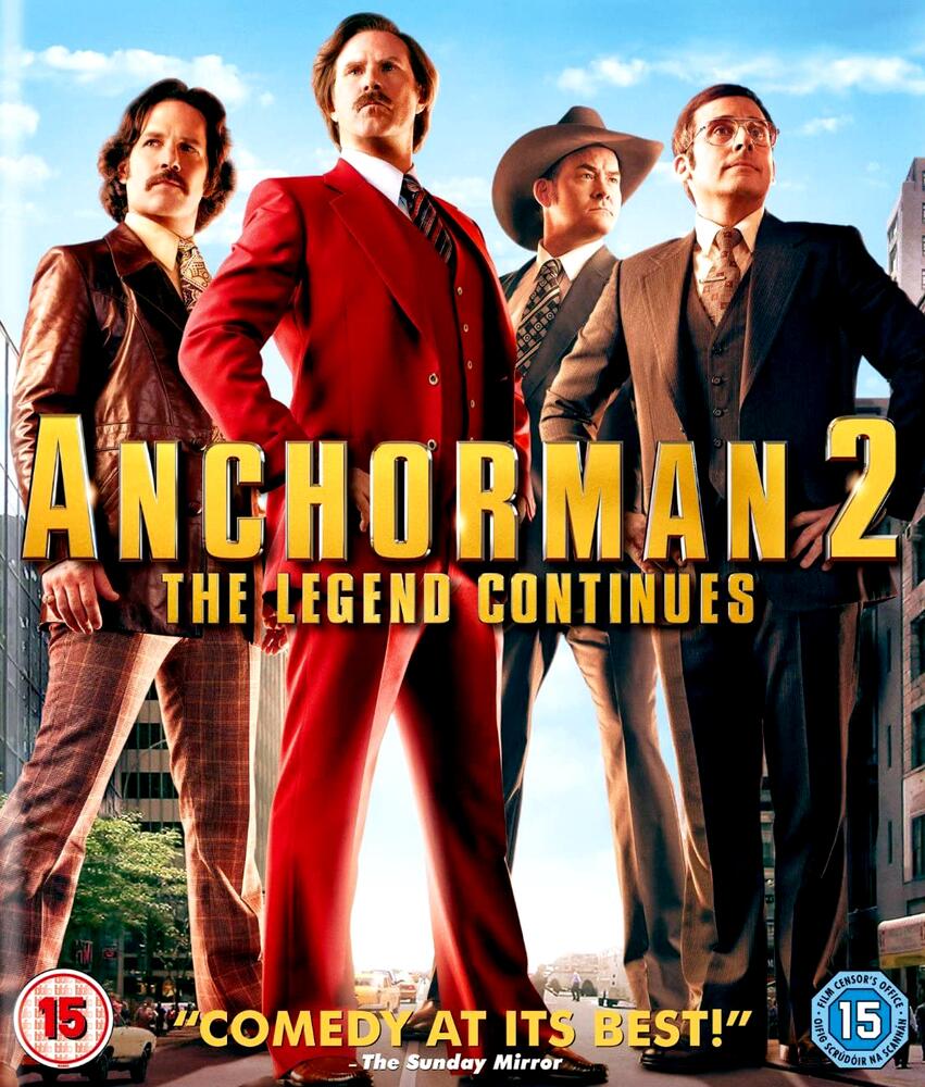 Anchorman 2 - The Legend Continues Blu-Ray