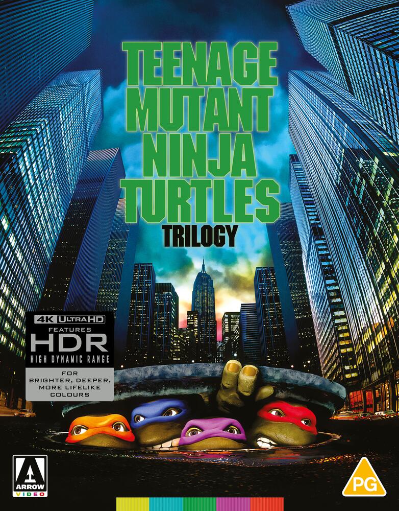 TMNT - Teenage Mutant Ninja Turtles (3 Films) (1990-1993) Movie Collection Limited Edition 4K Ultra HD
