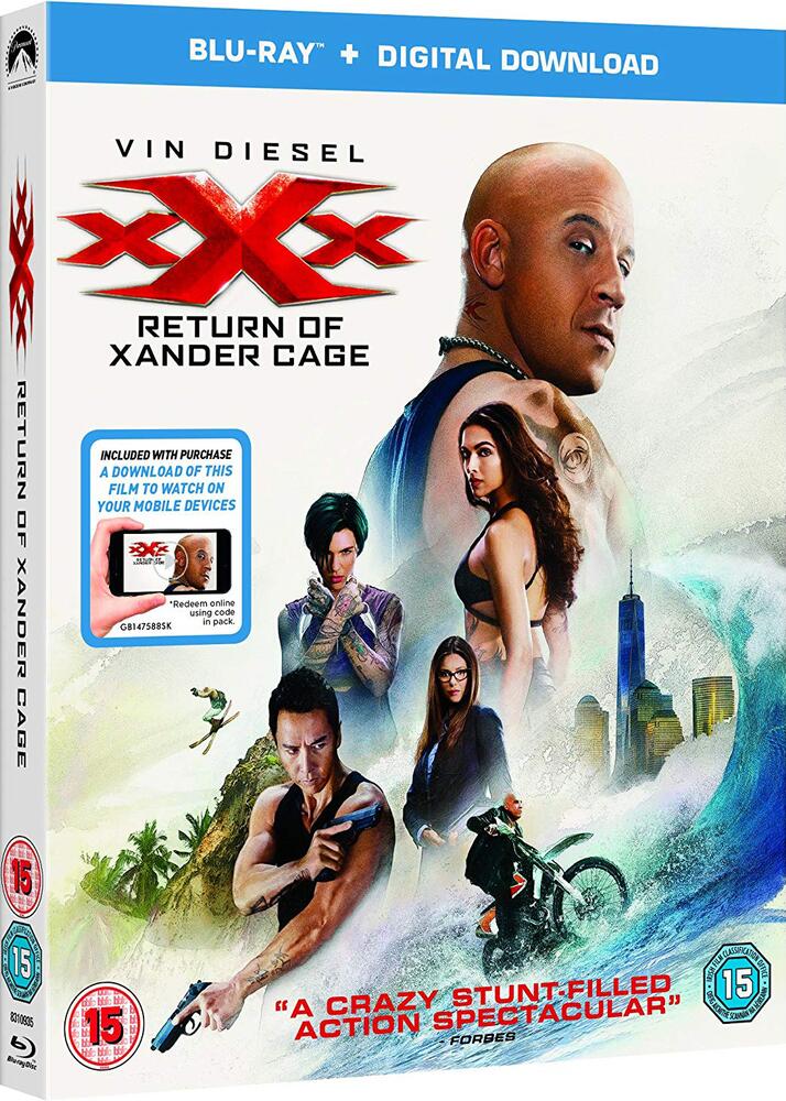 xXx - The Return Of Xander Cage Blu-Ray