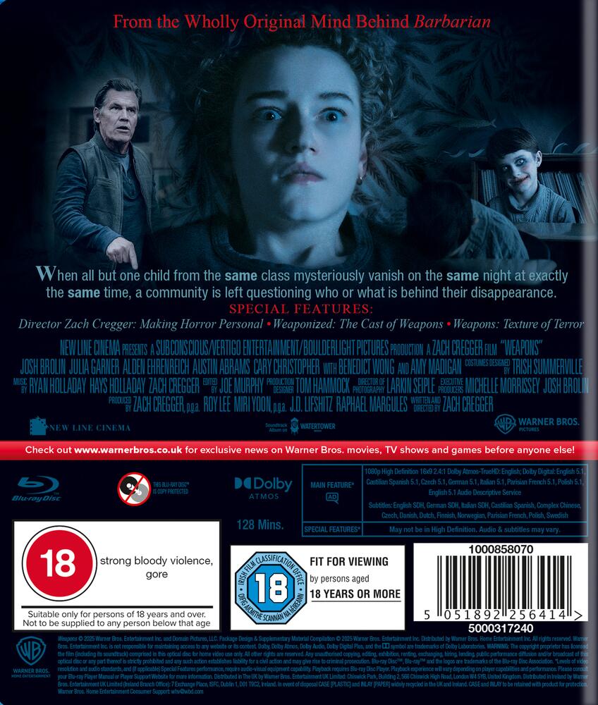 Weapons Blu-Ray