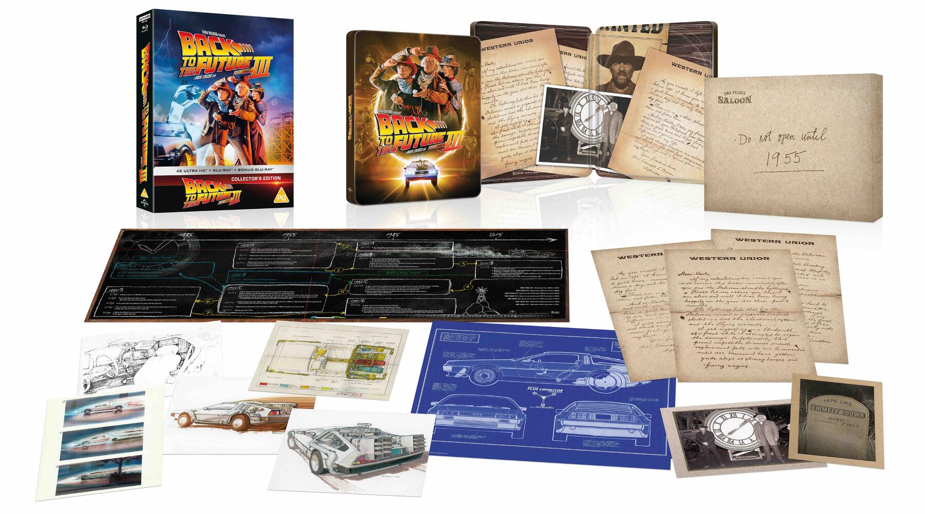 Back to the Future - Part 3 Limited Edition Steelbook 4K Ultra HD + Blu-Ray
