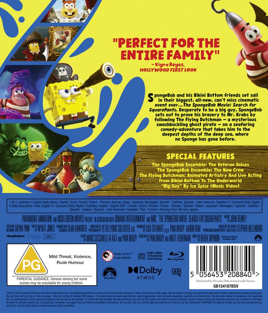 SpongeBob SquarePants - Search For SquarePants Blu-Ray