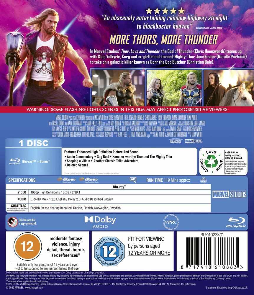 Thor - Love And Thunder Blu-Ray
