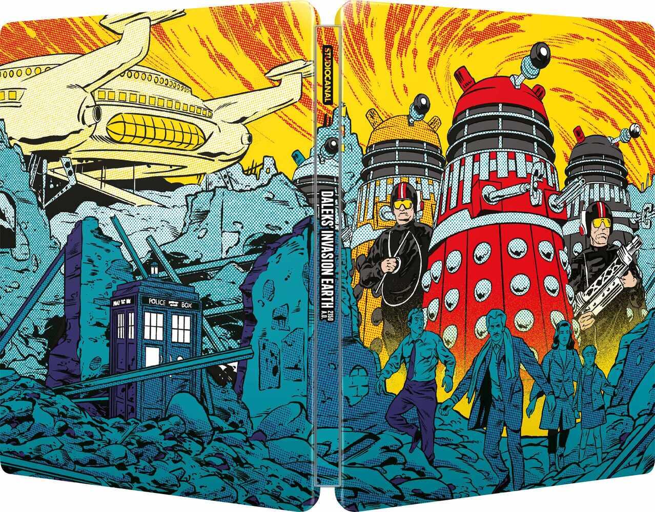 Daleks' Invasion Earth 2150 AD Steelbook 4K Ultra HD