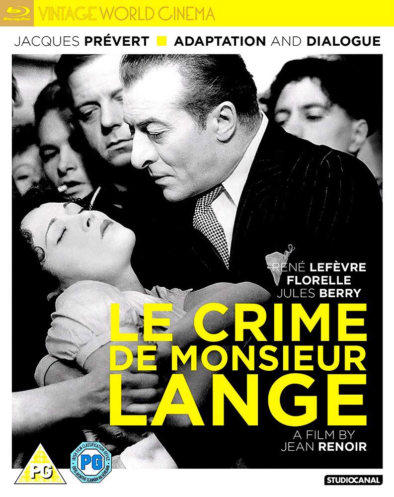 Le Crime De Monsieur Lange Blu-Ray