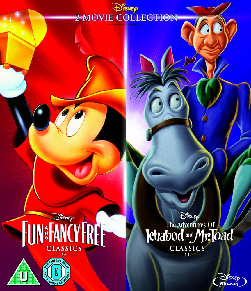 Fun And Fancy Free / The Adventures Of Ichabod And Mr Toad Blu-Ray