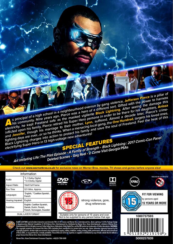 Black Lightning Season 1 DVD