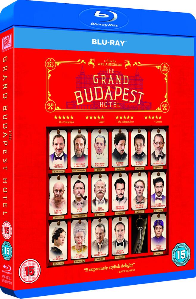 The Grand Budapest Hotel Blu-Ray