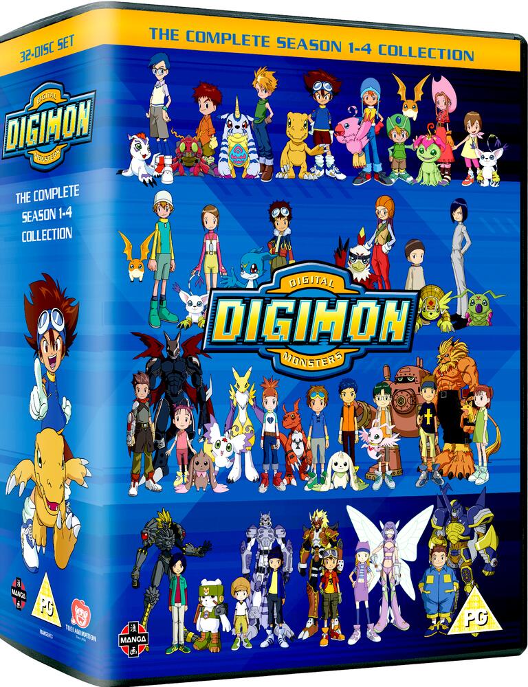 Digimon - Digital Monsters Season 1 to 4 DVD