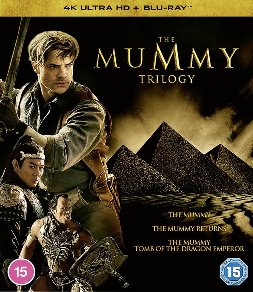 The Mummy Trilogy - The Mummy / Returns / Tomb Of The Dragon Emperor 4K Ultra HD + Blu-Ray