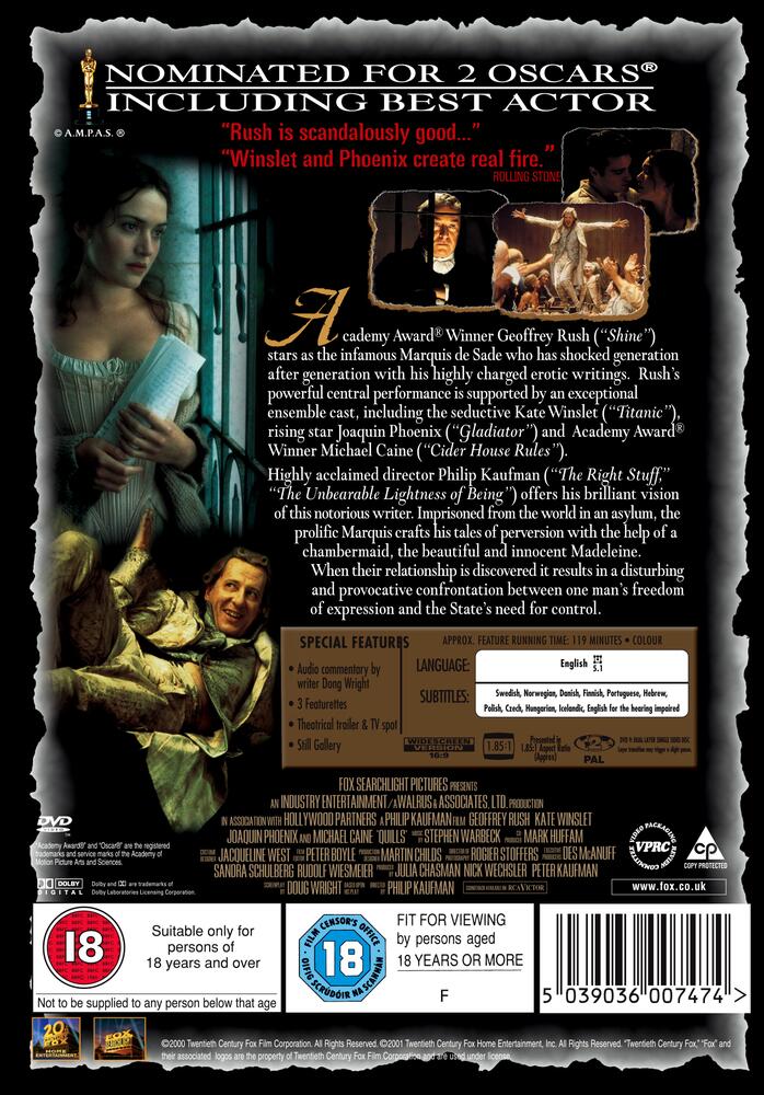 Quills DVD