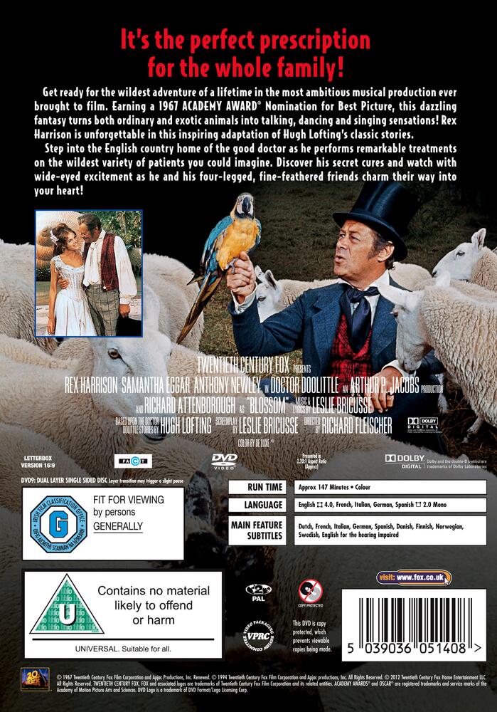 Doctor Dolittle (Original) DVD