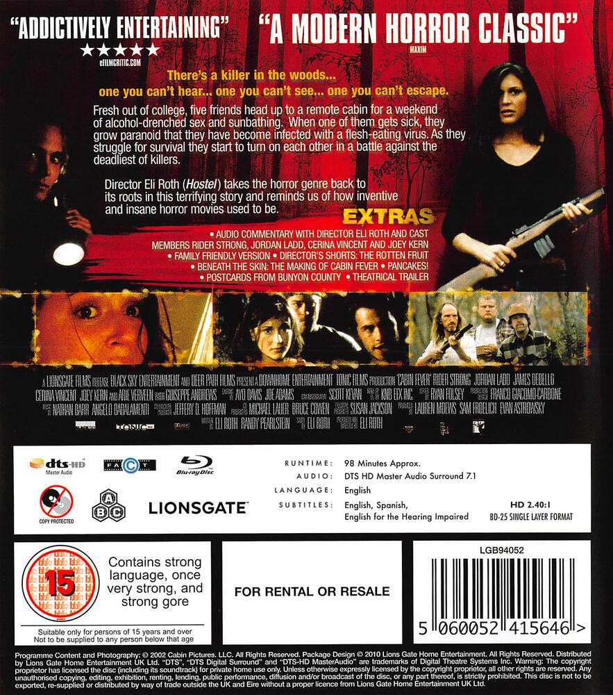 Cabin Fever - Director's Cut