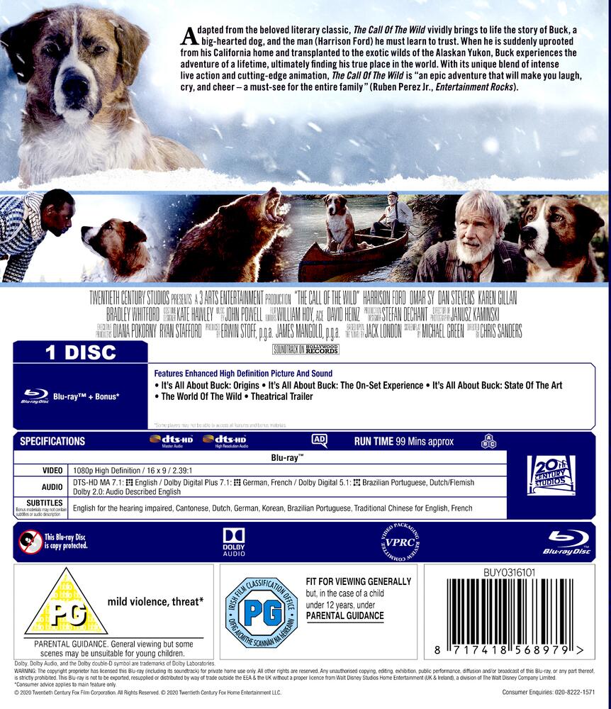 The Call Of The Wild Blu-Ray