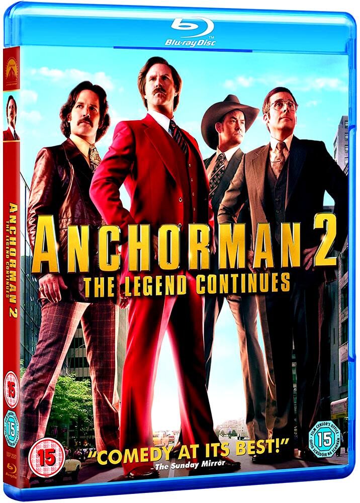 Anchorman 2 - The Legend Continues Blu-Ray