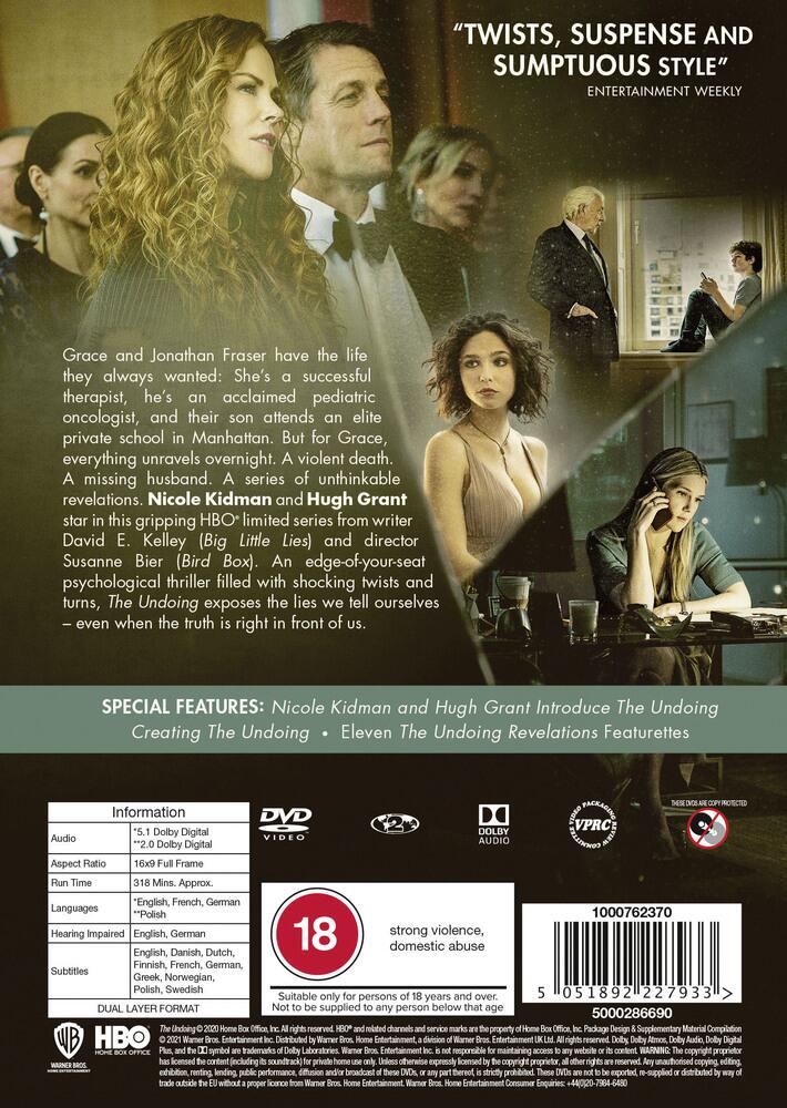 The Undoing Season 1 DVD
