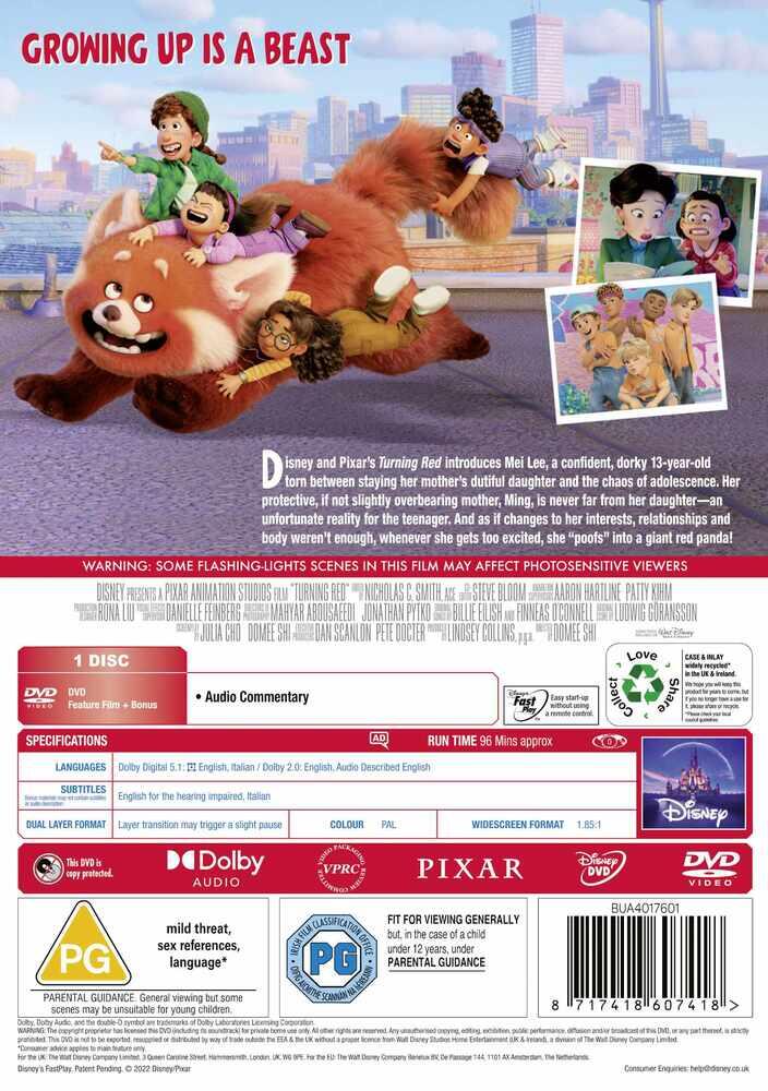 Turning Red DVD
