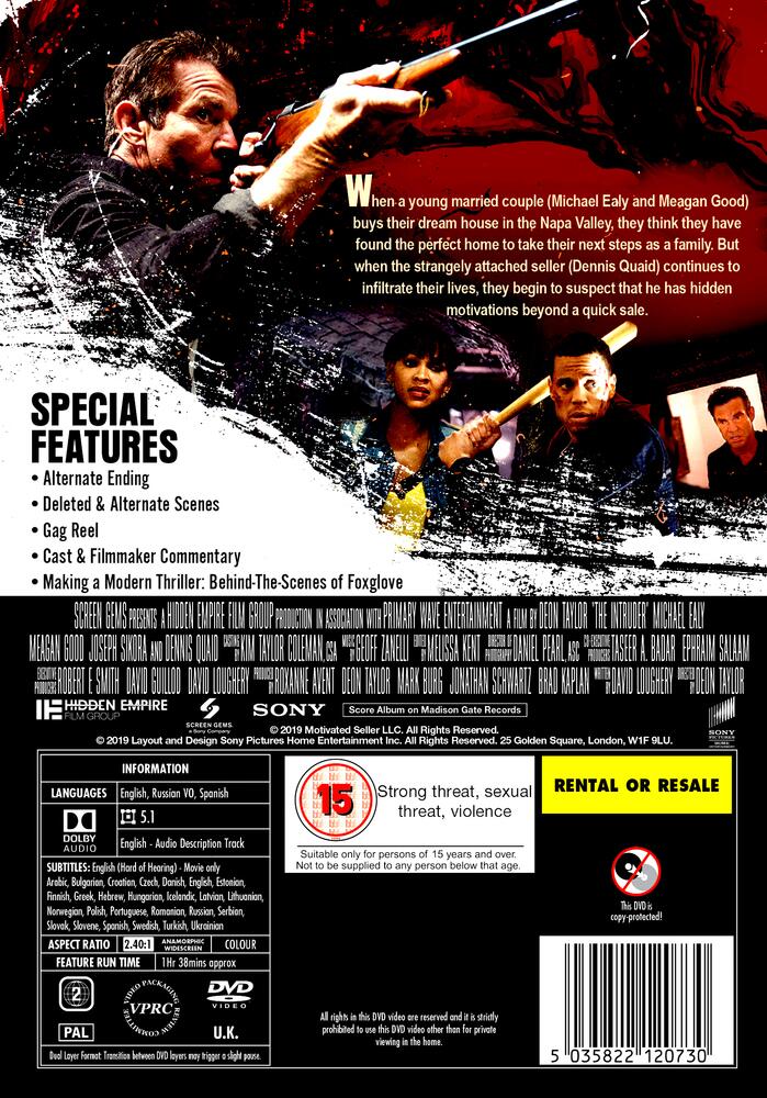 The Intruder DVD
