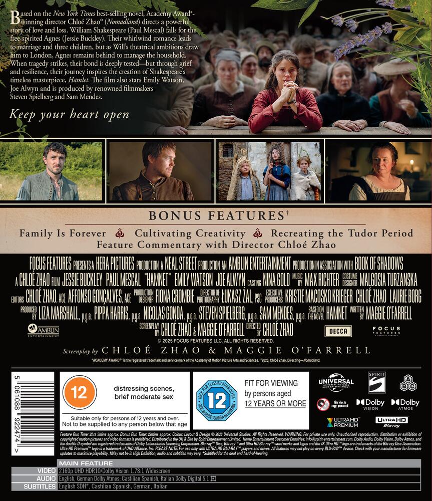 Hamnet 4K Ultra HD