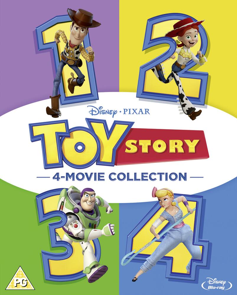 Toy Story 1 to 4 Blu-Ray
