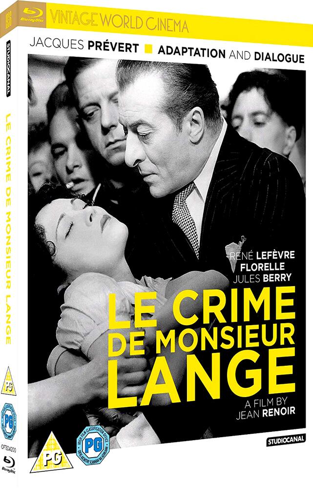Le Crime De Monsieur Lange Blu-Ray