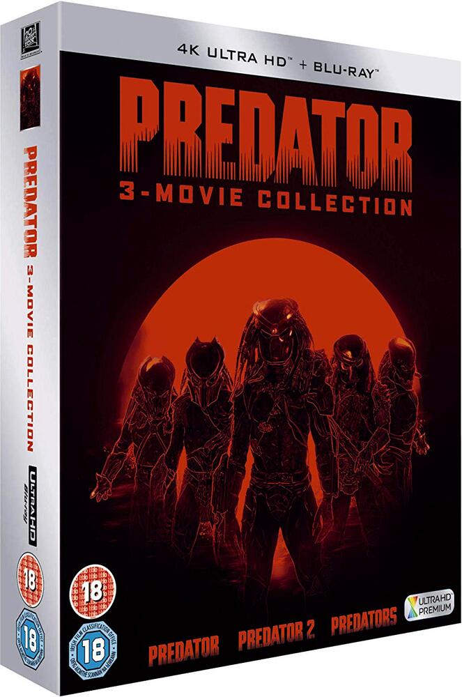 Predator Trilogy - Predator / Predator 2 / Predators 4K Ultra HD + Blu-Ray